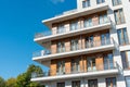 Detail of a modern apartment house Royalty Free Stock Photo