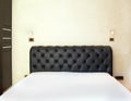 Detail modern bed Royalty Free Stock Photo
