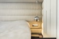 Detail of modern bedroom Royalty Free Stock Photo