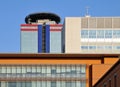 Detail of modern buildings in Brescia Royalty Free Stock Photo