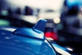 Detail of a Modern Car Antenna Royalty Free Stock Photo