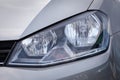 Detail of a modern car. Head light Royalty Free Stock Photo