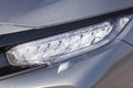 Detail of a modern car. Head light Royalty Free Stock Photo