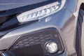 Detail of a modern car. Head light Royalty Free Stock Photo