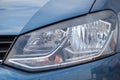 Detail of a modern car. Head light Royalty Free Stock Photo