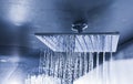 Modern ceiling shower in monochrome Royalty Free Stock Photo