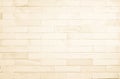 Detail of modern cream brick wall background photo. Brown light brick wall texture background for stone tile block painted in Royalty Free Stock Photo