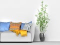 Detail of the modern living room Royalty Free Stock Photo