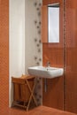 Detail of modern private bathroom interior Royalty Free Stock Photo