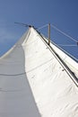 Detail from a modern sailingship Royalty Free Stock Photo