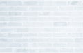 Detail of modern white brick wall background photo. White brick wall texture background for stone tile block painted in grey light Royalty Free Stock Photo