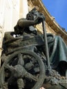 Detail of monument of Alfonso XII