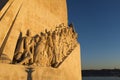 Detail of the Monument of the Discoveries PadrÃÂ£o dos Descobrimentos in the banks of the Tagus River in Lisbon