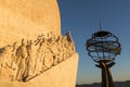 Detail of the Monument of the Discoveries PadrÃÂ£o dos Descobrimentos in the banks of the Tagus River in Lisbon