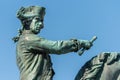 Detail of monument of empress Maria Theresia in Vienna