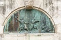 Detail of the Red Army monument in Budapest