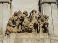 Cervantes Monument Detail Royalty Free Stock Photo