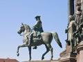 Detail of the monument to Maria Theresa. Vienna. Austria Royalty Free Stock Photo
