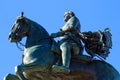 Detail of the Monument to Philip IV in Madrid, Spain