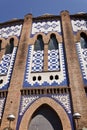 Detail of the Monumental bullring in Barcelona.