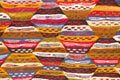 Detail of a Moroccan carpet, background Royalty Free Stock Photo