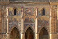 Detail of mosaic on Cathedral of St. Vitus, Prague