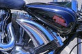 DETAIL OF THE MOTORCYCLE HARLEY DAVIDSON