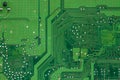 Detail of multiple printed circuits of an electronic board