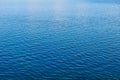 Detail of Multiple Ripples on Calm Blue Sea Water Royalty Free Stock Photo