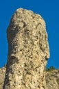 Detail of natural rock formations at Jelasnica gorge Royalty Free Stock Photo