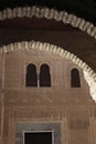 Detail of Nazaries palace in Alhambra