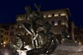 Detail of the Neptune fountain at Piazza della Signoria in Florence Royalty Free Stock Photo