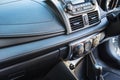 Detail of new modern car interior Royalty Free Stock Photo