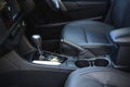 Detail of new modern car interior Royalty Free Stock Photo