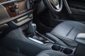 Detail of new modern car interior Royalty Free Stock Photo