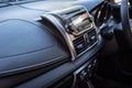 Detail of new modern car interior Royalty Free Stock Photo