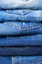 Detail of nice blue jeans. Blue jean background. Blue denim jeans texture. Jeans background. Royalty Free Stock Photo