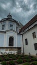 detail of novacella abbey in south tyrol