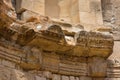 Detail of the Nymphaeum Jerash in Jordan Royalty Free Stock Photo