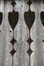 Detail of old balcony railing Royalty Free Stock Photo