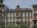 Detail of an old baroque building in Budapest