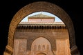 Detail of building in Ben Youssef Madrasa