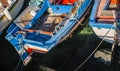Detail of an old wooden boat Royalty Free Stock Photo