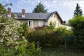 Architecture of a cottage house in france