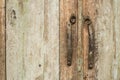 Detail of an old door. Texture vintage wood. Royalty Free Stock Photo