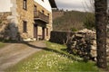 detail of old farmhouse in the basque country