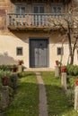 detail of old farmhouse in the basque country