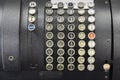 Detail of old historic cash register Royalty Free Stock Photo