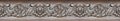 Detail of an old italian wooden carved frame with floral decorations - semless pattern