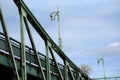 Detail of old lifting bridge Royalty Free Stock Photo